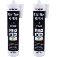 2x TECPO Universal Montagekleber Ultra FIX Power...