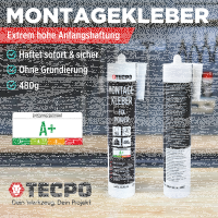 3x TECPO Universal Montagekleber Ultra FIX Power...