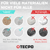 3x TECPO Universal Montagekleber Ultra FIX Power Baukleber 480g Weiß