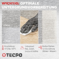 4x TECPO Universal Montagekleber Ultra FIX Power Baukleber 480g Weiß