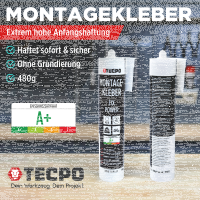 5x TECPO Universal Montagekleber Ultra FIX Power...