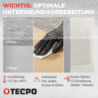 5x TECPO Universal Montagekleber Ultra FIX Power Baukleber 480g Weiß
