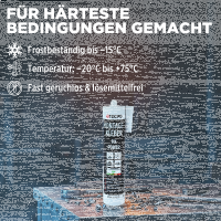 6x TECPO Universal Montagekleber Ultra FIX Power Baukleber 480g Weiß