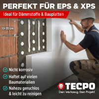 12x TECPO Universal Montagekleber Ultra FIX Power Baukleber 480g Weiß