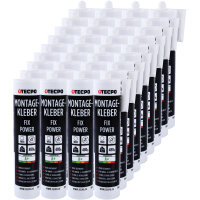 36x TECPO Universal Montagekleber Ultra FIX Power...