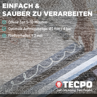 36x TECPO Universal Montagekleber Ultra FIX Power Baukleber 480g Weiß