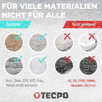 36x TECPO Universal Montagekleber Ultra FIX Power Baukleber 480g Weiß