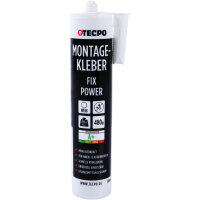 36x TECPO Universal Montagekleber Ultra FIX Power Baukleber 480g Weiß