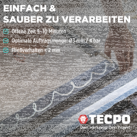 48x TECPO Universal Montagekleber Ultra FIX Power Baukleber 480g Weiß