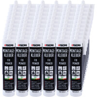 60x TECPO Universal Montagekleber Ultra FIX Power...