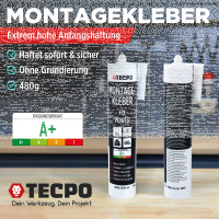 60x TECPO Universal Montagekleber Ultra FIX Power...