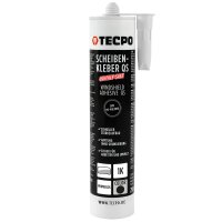 TECPO Scheibenkleber MS-Polymer 1x 290 ml + Einhand Fettpresse 380 mm