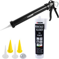 TECPO Montagekleber Fix Power, 480g Universal Baukleber...