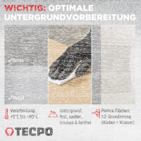 TECPO Montagekleber Fix Power, 480g Universal Baukleber Kartuschen Kraftkleber + Alu Kartuschenpresse