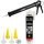 1x TECPO Allrounder Montagekleber HIGH TACK SMP 1x 455g Weiß + Alu-Kartuschenpresse