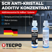 3x TECPO SCR Anti-Kristall Additiv Konzentrat AdBlue®...