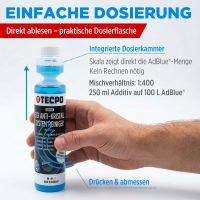 4x TECPO SCR Anti-Kristall Additiv Konzentrat AdBlue® 250 ml