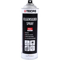 TECPO Felgensilber-Spray Felgenlack Lackspray, 500 ml
