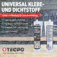 3x TECPO Universal Klebe- und Dichtstoff FLEX SEAL 522...