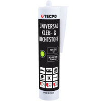 4x TECPO Universal Klebe- und Dichtstoff FLEX SEAL 522 SCHWARZ 1K MS-Polymer UV-stabil und witterungsbeständig