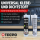 8x TECPO Universal Klebe- und Dichtstoff FLEX SEAL 522 SCHWARZ 1K MS-Polymer UV-stabil und witterungsbeständig
