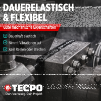 12x TECPO Universal Klebe- und Dichtstoff FLEX SEAL 522 SCHWARZ 1K MS-Polymer UV-stabil und witterungsbeständig