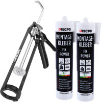 TECPO Montagekleber Fix Power 2x480g Universal Baukleber...
