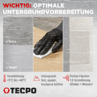 TECPO Montagekleber Fix Power 4x480g Universal Baukleber Kartuschen Kraftkleber mit Skelett-Kartuschenpresse