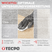 TECPO Montagekleber Fix Power 5x480g Universal Baukleber Kartuschen Kraftkleber mit Skelett-Kartuschenpresse