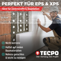 TECPO Montagekleber Fix Power 5x480g Universal Baukleber Kartuschen Kraftkleber mit Skelett-Kartuschenpresse