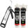 TECPO Allrounder Montagekleber HIGH TACK MS-Polymer 2x 455g Weiß + Skelett Kartuschepresse