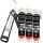 TECPO Allrounder Montagekleber HIGH TACK MS-Polymer 3x 455g Weiß + Skelett Kartuschepresse