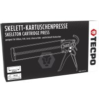 TECPO Allrounder Montagekleber HIGH TACK MS-Polymer 6x 455g Weiß + Skelett Kartuschepresse