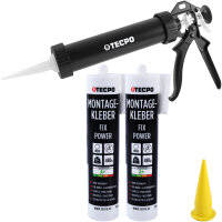 2x TECPO Universal Montagekleber Ultra FIX Power...