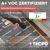 2x TECPO Universal Montagekleber Ultra FIX Power Baukleber 480g Weiß + Alu-Kartuschenpresse 220 mm