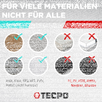 2x TECPO Universal Montagekleber Ultra FIX Power Baukleber 480g Weiß + Alu-Kartuschenpresse 220 mm