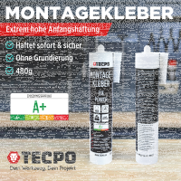 3x TECPO Universal Montagekleber Ultra FIX Power...