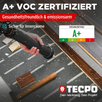 3x TECPO Universal Montagekleber Ultra FIX Power Baukleber 480g Weiß + Alu-Kartuschenpresse 220 mm