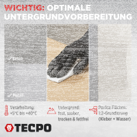 4x TECPO Universal Montagekleber Ultra FIX Power Baukleber 480g Weiß + Alu-Kartuschenpresse 220 mm