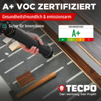 6x TECPO Universal Montagekleber Ultra FIX Power Baukleber 480g Weiß + Alu-Kartuschenpresse 220 mm