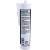 1x TECPO Universal Klebe- und Dichtstoff FLEX SEAL 522 SCHWARZ 1K MS-Polymer UV-stabil und witterungsbeständig + Alu-Kartuschenpresse 220 mm
