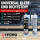 2x TECPO Universal Klebe- und Dichtstoff FLEX SEAL 522 SCHWARZ 1K MS-Polymer UV-stabil und witterungsbeständig + Alu-Kartuschenpresse 220 mm
