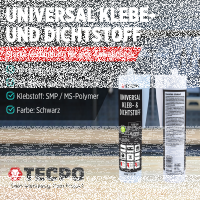 5x TECPO Universal Klebe- und Dichtstoff FLEX SEAL 522...