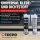 6x TECPO Universal Klebe- und Dichtstoff FLEX SEAL 522 SCHWARZ 1K MS-Polymer UV-stabil und witterungsbeständig + Alu-Kartuschenpresse 220 mm
