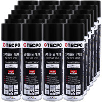 24x TECPO Sprühkleber 110°C  Wärmestand mit...