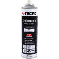 24x TECPO Sprühkleber 110°C  Wärmestand mit Hohe Anfangshaftung Spezial Kleber Industriekleber Alleskleber