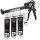 3x TECPO Scheibenkleber 290 ml MS-Polymer + Kartuschenpresse Kartuschenpistole 25:1