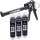 3x TECPO Universal Montagekleber Ultra FIX Power Baukleber 480g Weiß + Kartuschenpresse Kartuschenpistole 25:1