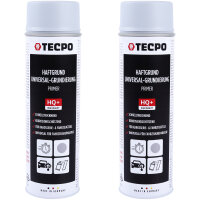 2x TECPO Haftgrund Grundierung grau Lackspray...
