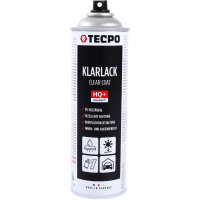 2x TECPO Klarlack Autolack glänzend Sprühlack, 500 ml